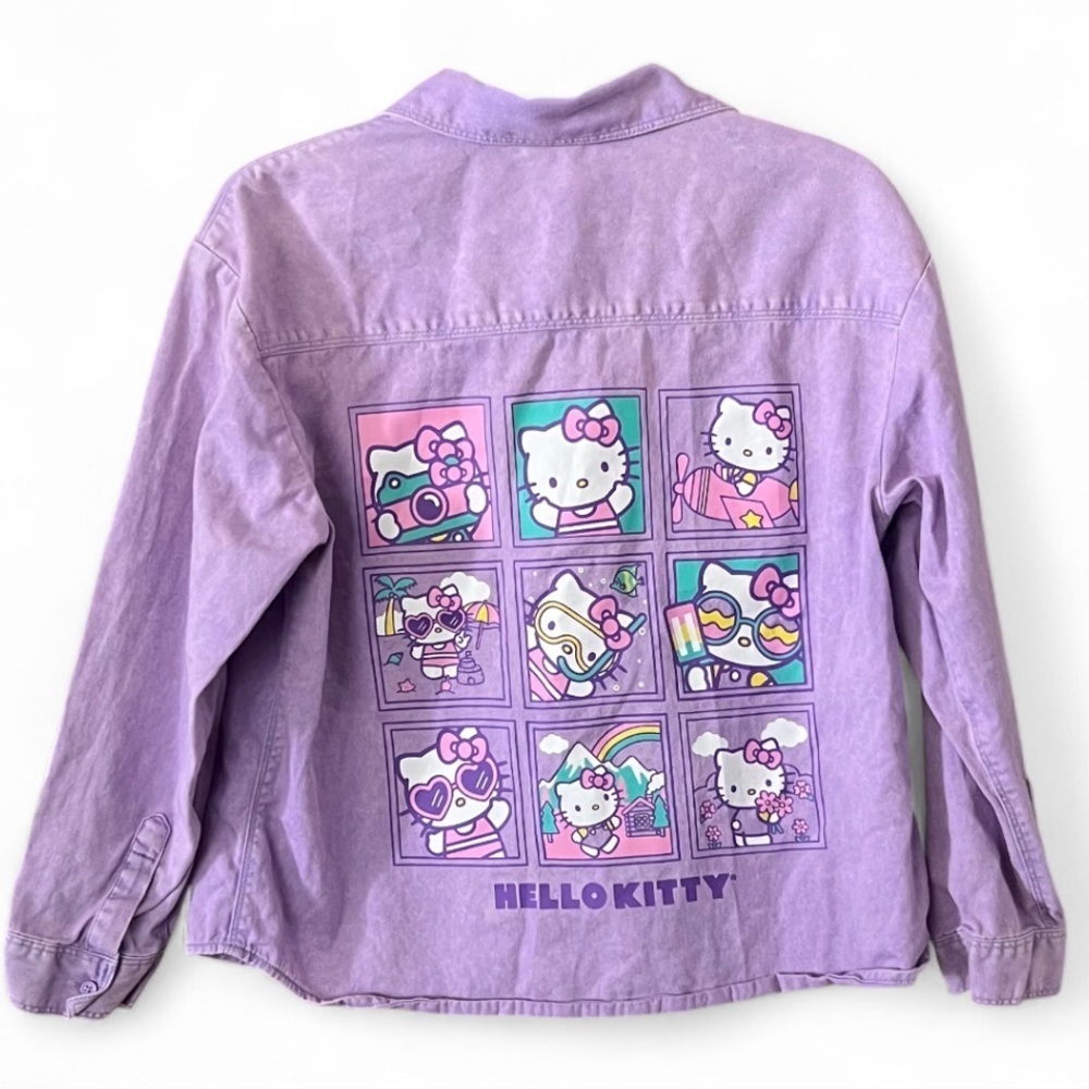 Sanrio Lavender Hello Kitty Shirt/XL (11-13) - Picture 3 of 6
